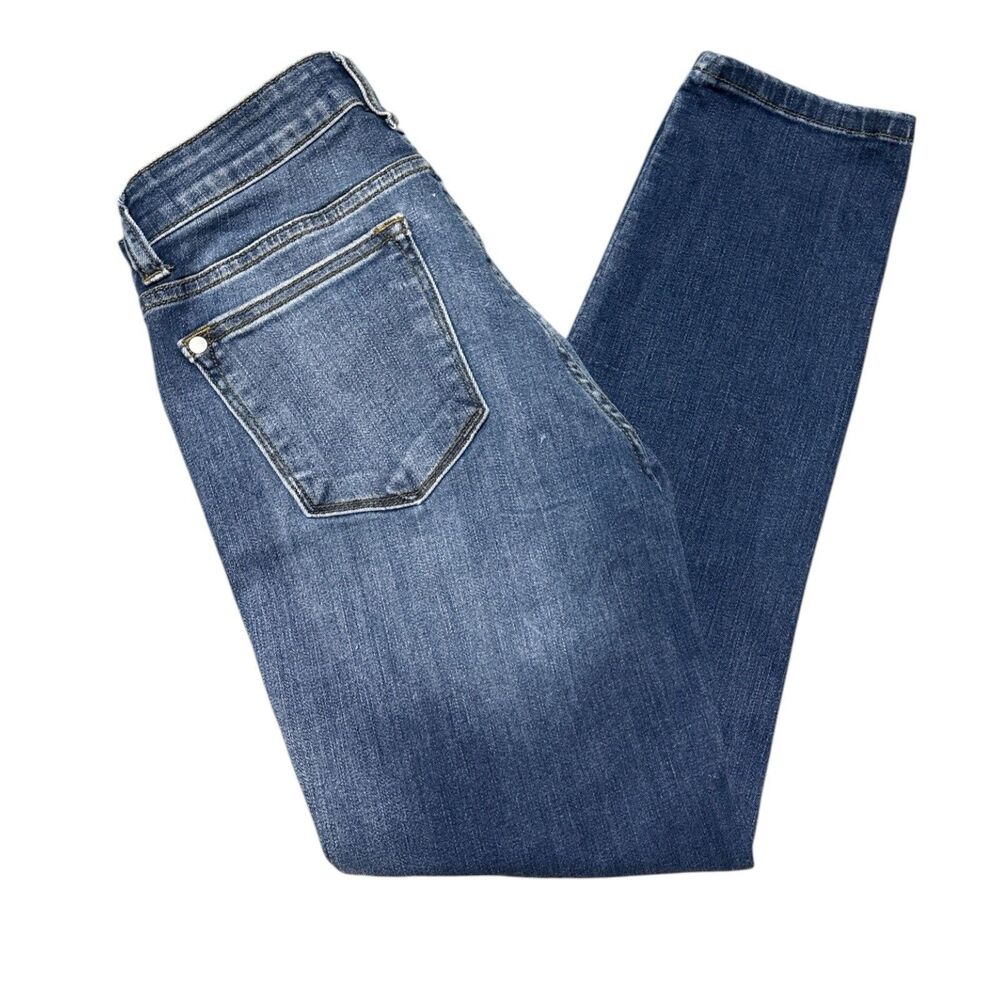 Judy Blue Jeans 7/28 Abbey Relaxed Fit Straight Leg Mid Rise Stretch - Picture 4 of 6